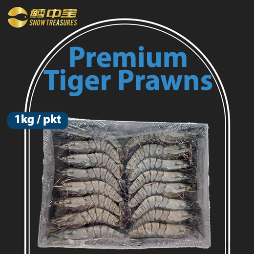 Tiger Prawns Head-On-Shell-On (1kg)